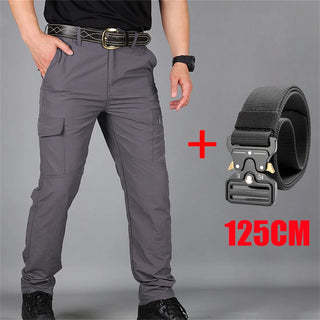 2025 Outdoor Waterproof Tactical Cargo Pants Men Breathable Summer Casual Army Military Long Trousers Male Quick Dry Cargo Pants
