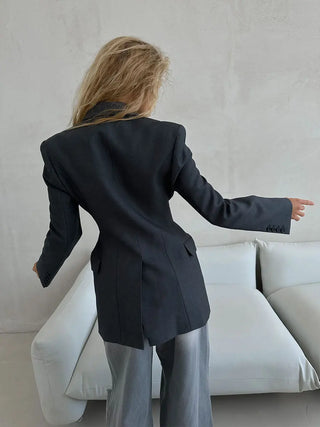 Camping Women's Gym Y2K Shoulder V-neck suit