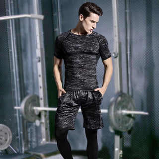 5 Pcs Men's Running Tight Workout Fitness Training Tracksuit