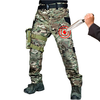 Self Defense Self Piercing Anti Cutting Tactical Pants Outdoor Hiking Hunting Anti Cutting Anti Hacker Flexible Hidden Type Safe