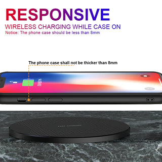 10W Fast Wireless Charger for Samsung Galaxy Note10 Plus 10+ A34 VIVO Y21G VIVO Phone Wireless Charging Pad Acrylic Gift Case