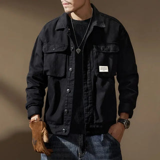 Patchwork Denim jean jacket for men