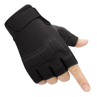 Men's Tactical Gloves Military Army Shooting Fingerless Gloves Anti-Slip Outdoor Hunting Sports Paintball Airsoft Bicycle Gloves