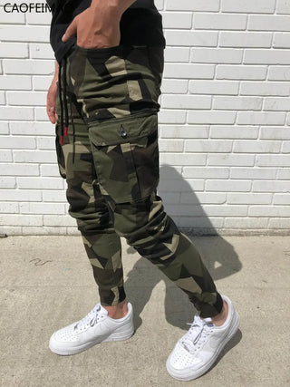 Casual Military Tactical Cargo Pants Men Multi Pocket Camouflage Sweatpants Men Spring Autumn Pencil Harem Jogger Trousers