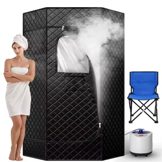 Portable Steam Sauna for Home, Personal Sauna Box for Home, Home Sauna Tent with 1000W 3L Steam Generator, 99 Minute Timer