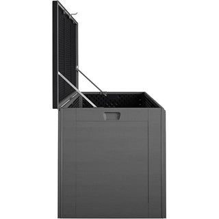 Outdoor Living 88180BGY1E Outdoor Patio Storage, Extra Large, 180 Gallons, Charcoal Deck Box,