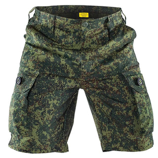 Geometric Camo Combat Shorts Mens Summer Multi Pocket Outdoor Hiking Mid Pants Size S-3XL Waterproof Tactical Training Overalls