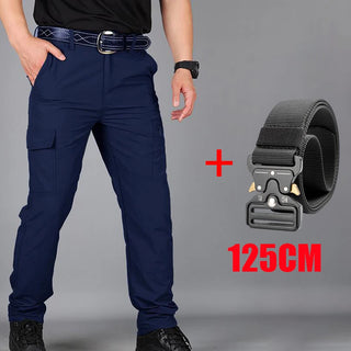 2025 Outdoor Waterproof Tactical Cargo Pants Men Breathable Summer Casual Army Military Long Trousers Male Quick Dry Cargo Pants