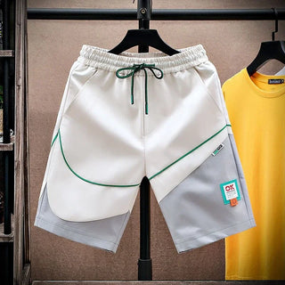 Mens Cargo Shorts Bermuda Short Pants for Men with Pockets Draw String Distressed Jorts Comfortable Strech Elastic Waist Homme