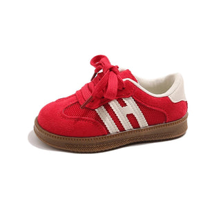 ZY Summer Korean Style Casual Running Shoes for Boys White Mesh Upper Lace-Up Closure Rubber Midsole Fashion Trend