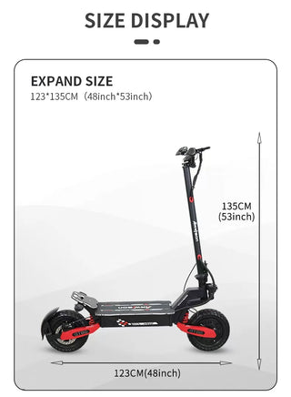 2400W Arwibon GT06 PRO E Scooter Electric 11 Inch Off-road Electric Scooter for Adult