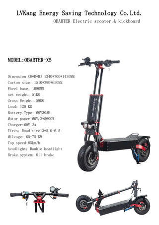 Dual Motor 5600w Electric Kick Scooter for Adults EU Poland Warehouse Electric Road Scooter for Urban Travel