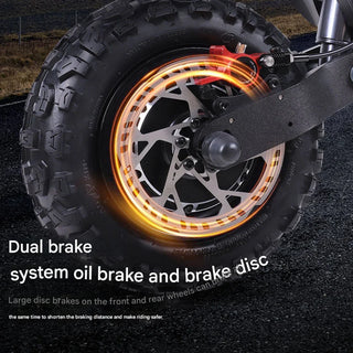 EU & USA Warehouse High-Speed 60V 6000W Dual Motor Electric Scooter 11 Inch Bicycle 85km/h Adult Electric Scooter