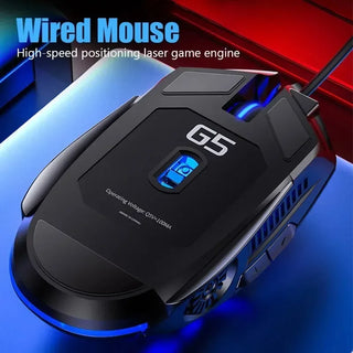 Original Wired Mouse BackLight High Sensitivity 6 Keys Macro Programming Gaming Mechanical Mouse for Game Computer Tablet PC