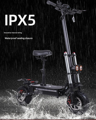 EU & USA Warehouse High-Speed 60V 6000W Dual Motor Electric Scooter 11 Inch Bicycle 85km/h Adult Electric Scooter