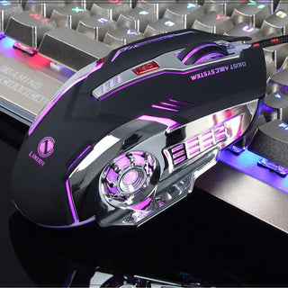 LIMEIDE V2 Esports Game Mouse RGB Backlight 6 Buttons USB Programmable Right-Handed Optical Sensor Ergonomic Design Wind Fire