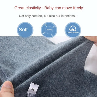 Big Size Children's Fleece Warm Render Pants For Boys Girls Winter Velvet Leggings Kids Baby Base Pants Thickened Long Johns