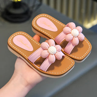 Children Slippers Kids Summer Cartoon Beach Shoes Girls Baby Soft Sole Non-Slip