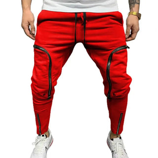 New 2023 Cargo Pants Trousers for Men Full Length Solid Color Loose Multi-pocket Drawstring Pockets Pants Male Cargo Pants 5XL