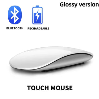 New Wireless Bluetooth Magic Computer Mouse Rechargeable Touch Slim Ergonomic Dual-Mode Silent PC Mice For Apple Macbook Air