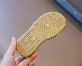 Children's White Shoes Spring and Autumn Kid's Sports Shoes Anti slip Lightweight Boys Board Shoes Soft Sole Baby Casual Shoes