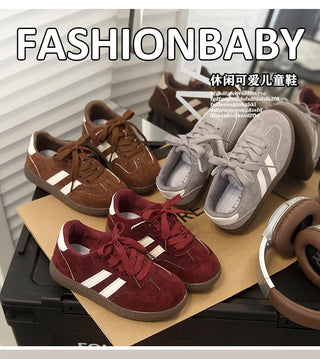 Childrens' Retro Fashion Casual Sports Shoes 2025 Autumn New Girl's Fashion Comfortable Low Top Shoes Boys' Soft Soled Sneakers