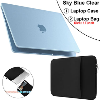Matte Protective Case For MacBook Air 13.6 inch 2025–2022 M4/M3/M2 Chip Models A3240 A3113 A2681,Scratch & Fingerprint Resistant