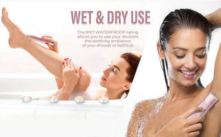 Electric Shaver for Women Female Epilator Electric Hair Removal 2 in 1 Woman's Razor for Body Legs Face Mustache Bikini Trimmer