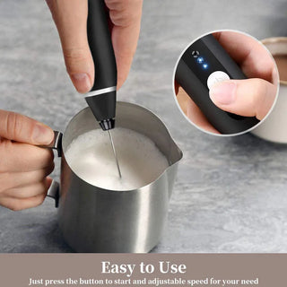 Mini Electric Handheld Milk Frother Electric Blender with USB Electrical Maker Whisk Mixer for Milk Frother Cappuccino