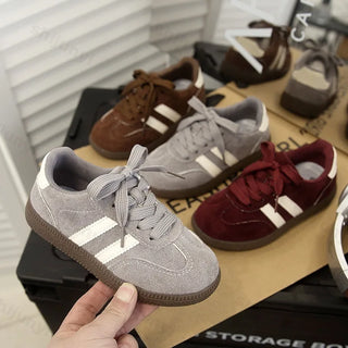 Childrens' Retro Fashion Casual Sports Shoes 2025 Autumn New Girl's Fashion Comfortable Low Top Shoes Boys' Soft Soled Sneakers
