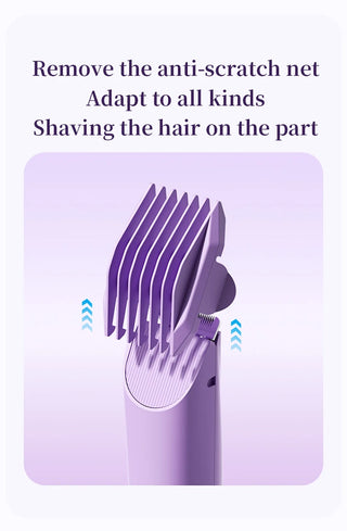 Lightweight 2 in 1 Electric Hair Remover Painless Detachable Women's Hair Shaver Double-headed Gentle Pubic Hair Remover Legs