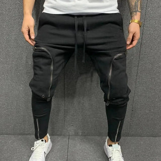 New 2023 Cargo Pants Trousers for Men Full Length Solid Color Loose Multi-pocket Drawstring Pockets Pants Male Cargo Pants 5XL