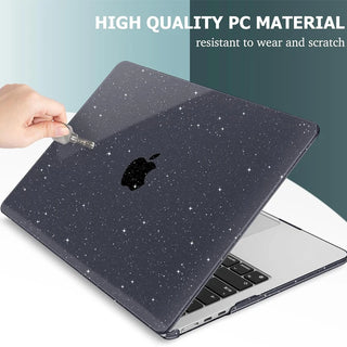 Glitter laptop Cover For 2025 Macbook Air 13.6 M4 Case MacBook Air 15 M4 Chip Case MacBook Pro 14 M4 Pro 16 M3 M2 M1 Pro 13 Case