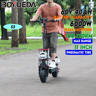 S5 China 60V18AH-40AH Battery trottinettes électriques Safety App Control NFC Key Electric Scooter Silent Tire Electric Scooters