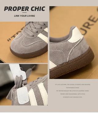 Childrens' Retro Fashion Casual Sports Shoes 2025 Autumn New Girl's Fashion Comfortable Low Top Shoes Boys' Soft Soled Sneakers
