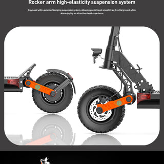 JOYOR S10-S-Z Folding Electric Scooter 1000W*2 Dual Motors 60V18AH High-capacity Battery 10*3.0 Widen Tires 75Km Max Range