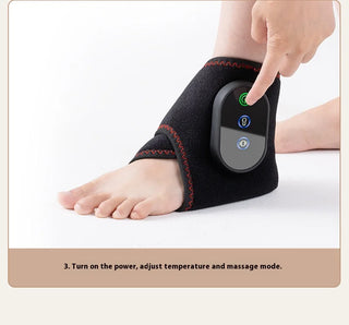 Rechargeable ankle massager, easy to operate, convenient to use, intelligent timing, vibration temperature sensing, giving gifts