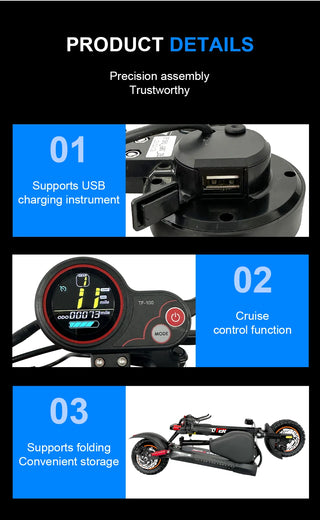 7 Days Delivery 800W Powerful Electric Kick Scooter Anti-skid Off Road Tire 45KM/H e Scooter 45km 55km Range