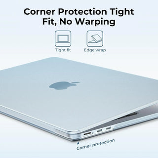 Matte Protective Case For MacBook Air 13.6 inch 2025–2022 M4/M3/M2 Chip Models A3240 A3113 A2681,Scratch & Fingerprint Resistant