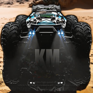 American Fast Delivery, Full-Terrain Monster LED Remote-Controlled Off-Road Vehicle, Brushless Motor, Top Speed 28, Childr