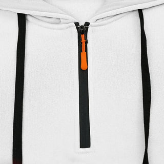 Autumn and Winter Printed New Men's Velvet Hoodie, Work Clothes, Pants Set, Sports Fashion, Leisure Multi Pocket 2-piece Set