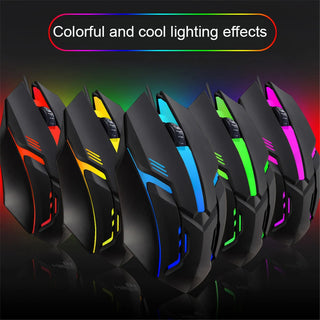 USB Wired Mouse RGB Colorful Mouse 5000 DPI Gaming Mouse Optical Wired Mouse Mice Ergonomic Mouse for PC Computer Laptop Macbook