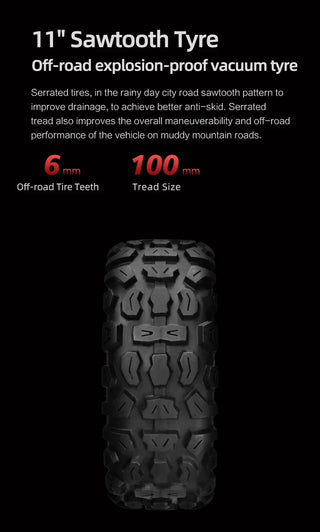 S3 Electric Scooter 6000W Dual Motor 60V-38AH Battery Top Speed 85km/h Max Range 120km Foldable 11inch Tires Max load 400kg