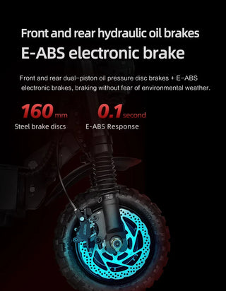 S3 Electric Scooter 6000W Dual Motor 60V-38AH Battery Top Speed 85km/h Max Range 120km Foldable 11inch Tires Max load 400kg