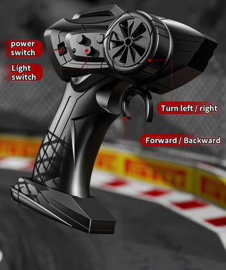 Teeggi 2.4G RC CAR With LED Light 4WD Remote Control Drift Cars Professional Racing Toys for Children Gifts VS GTR Model AE86
