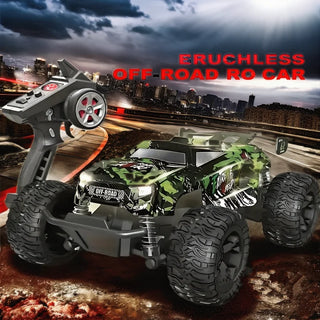 American Fast Delivery, Full-Terrain Monster LED Remote-Controlled Off-Road Vehicle, Brushless Motor, Top Speed 28, Childr