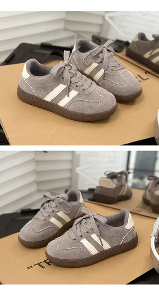 Childrens' Retro Fashion Casual Sports Shoes 2025 Autumn New Girl's Fashion Comfortable Low Top Shoes Boys' Soft Soled Sneakers