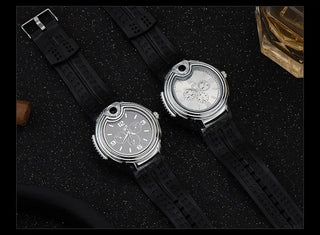 Outdoor Watch Inflatable Lighter Fashion Metal Gas Windproof Portable Open Flame Lighter Smoking Cool Personality Gift 2025 New
