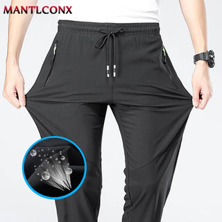 Elastic Waist Jogger Sweatpants Men Casual Classic Sport Men's Pants Quick Dry Straight Trousers Breathable Plus Size 4XL 5XL