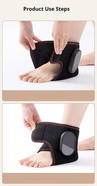 Rechargeable ankle massager, easy to operate, convenient to use, intelligent timing, vibration temperature sensing, giving gifts